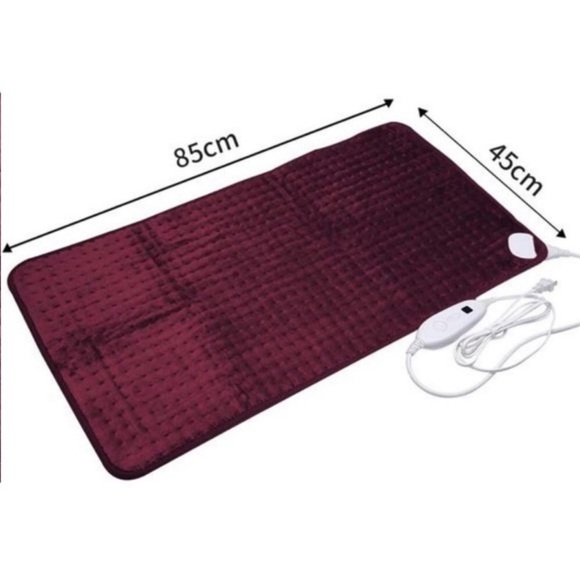 45cmx85cm XXXXL King Size Heating Pad for Back/Neck/Shoulders/Abdomen/Legs (Red) - Picture 8 of 8